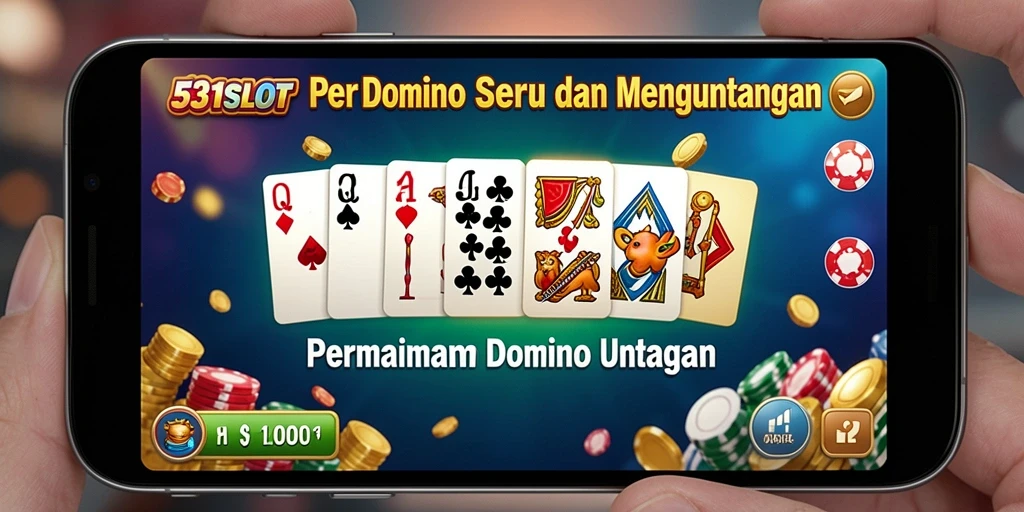 Screenshot gameplay 531SLOT menampilkan aksi seru domino.