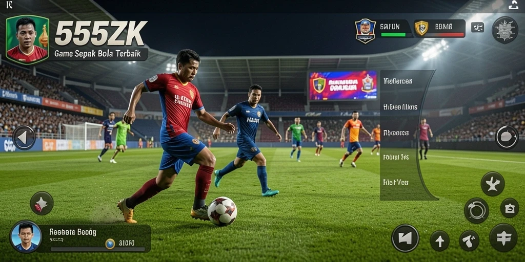 Tampilan gameplay 555ZK yang menarik dan mendebarkan.