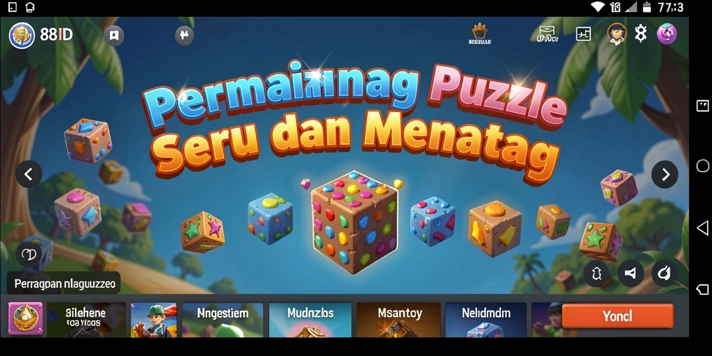 Screenshot gameplay 88ID dengan teka-teki yang menarik.