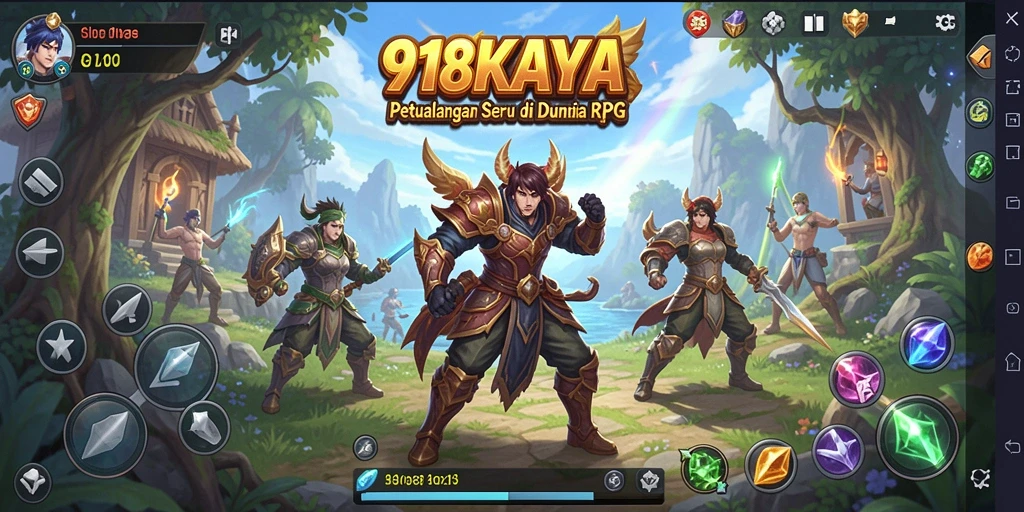 Tampilan gameplay seru dan grafis menawan di 918KAYA.