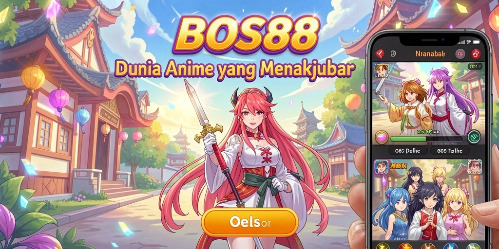 Screenshot gameplay <strong>BOS88</strong> menampilkan pertarungan karakter anime yang dinamis dan menarik.