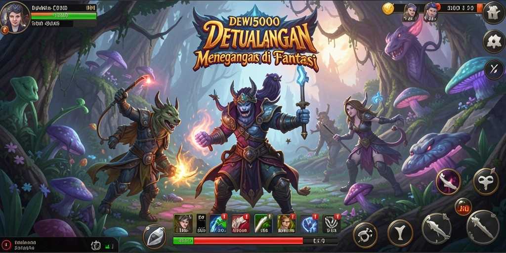 Tampilan gameplay menarik DEWI5000 dengan berbagai petualangan seru.