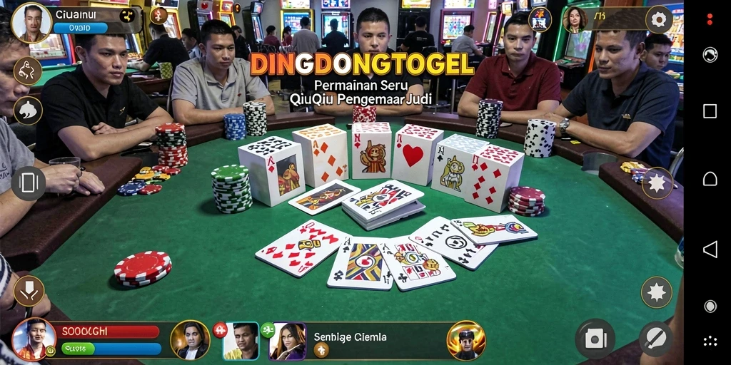 Gameplay QiuQiu yang seru dan interaktif.