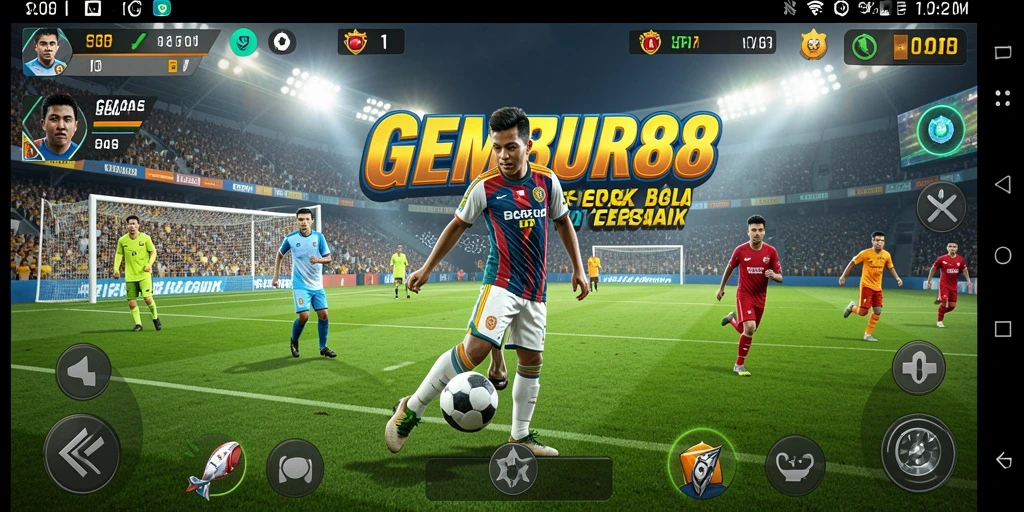 Tampilan menarik dari gameplay seru di GEMBUR88.