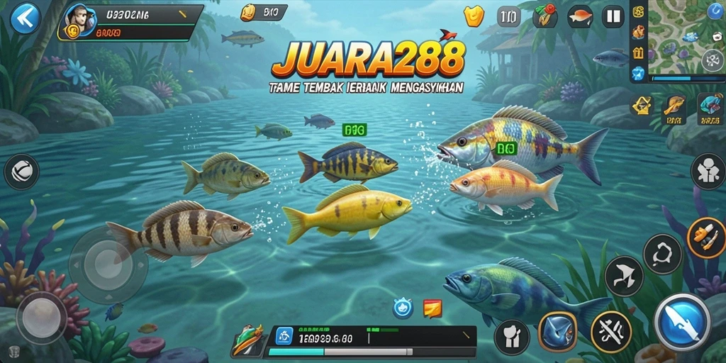 Gameplay seru menembak ikan di JUARA288.