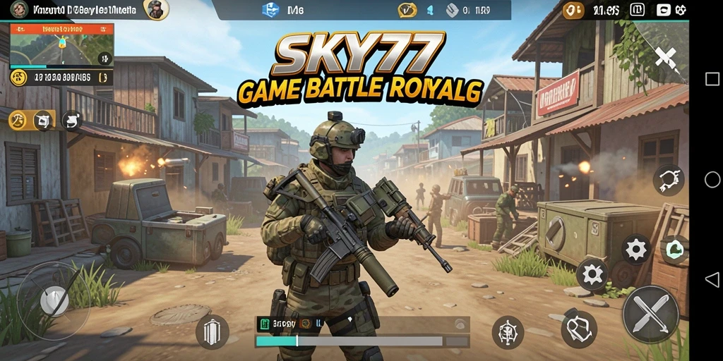 Gameplay intens dan seru dalam SKY77.