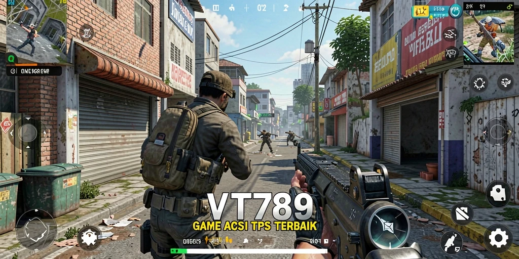 Tampilan gameplay seru dari VT789 dengan aksi tembak-menembak yang mendebarkan.